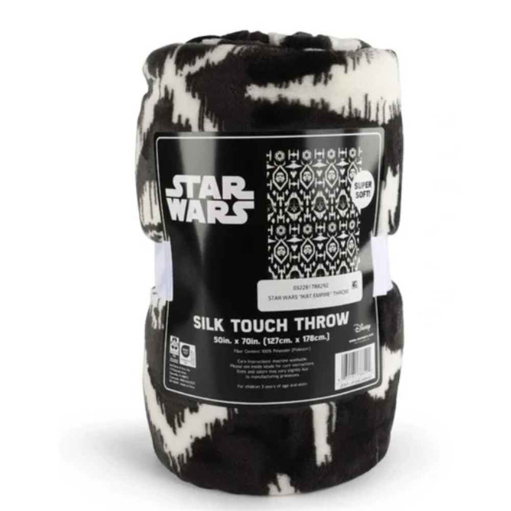 Star‎ Wars Ikat Empire 50" x 70" Adult Throw Blanket Silky Soft NWT